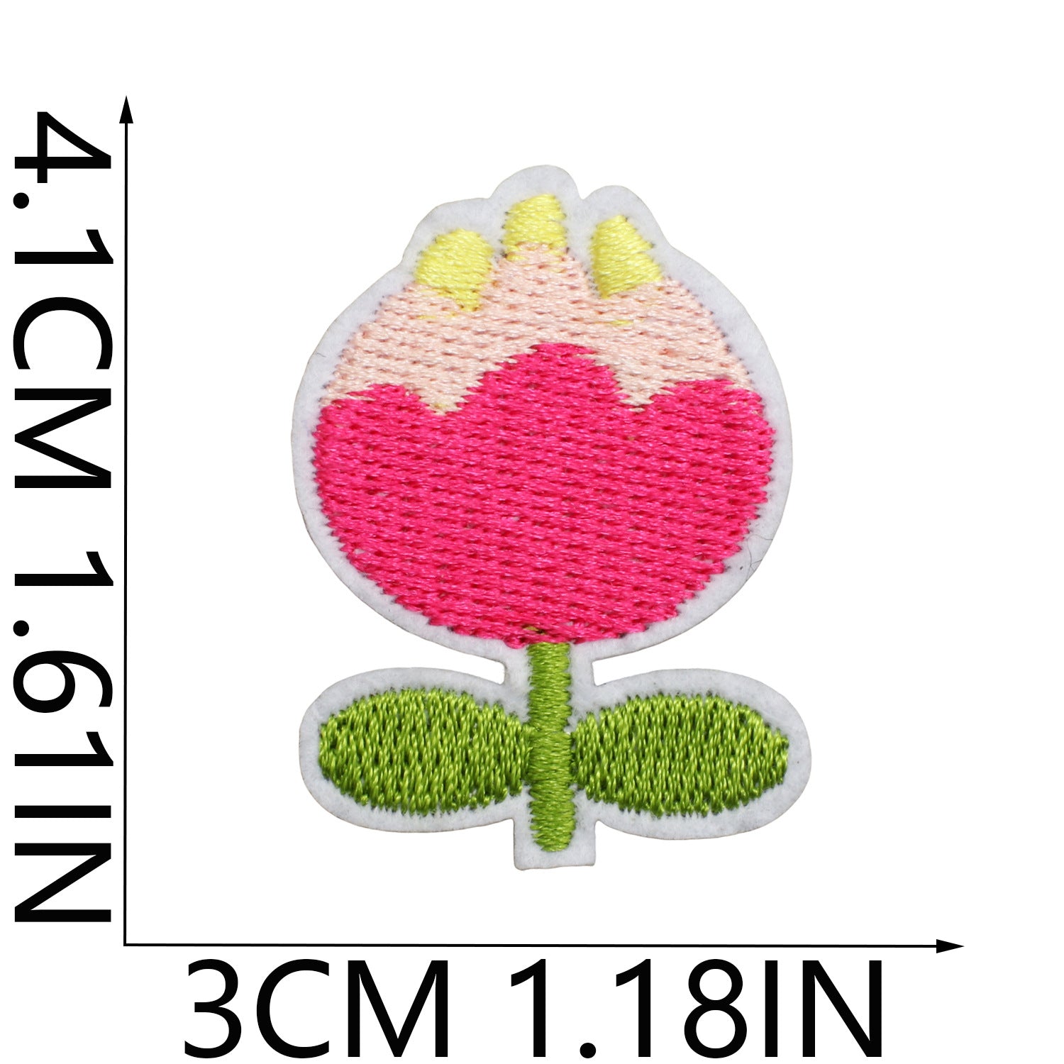 Wholesale Cute Flower, Grass and Bee Embroidery Patch FS
